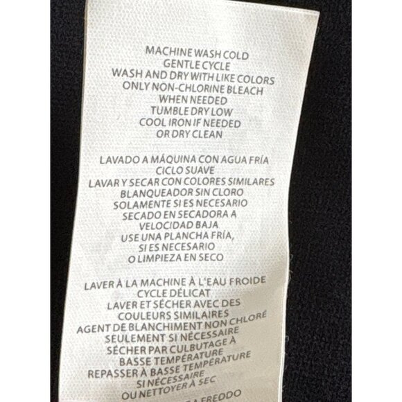 MICHAEL Michael Kors Pencil Skirt, Black w/Gold Exposed Zippers Women's Size 8 - Picture 10 of 10